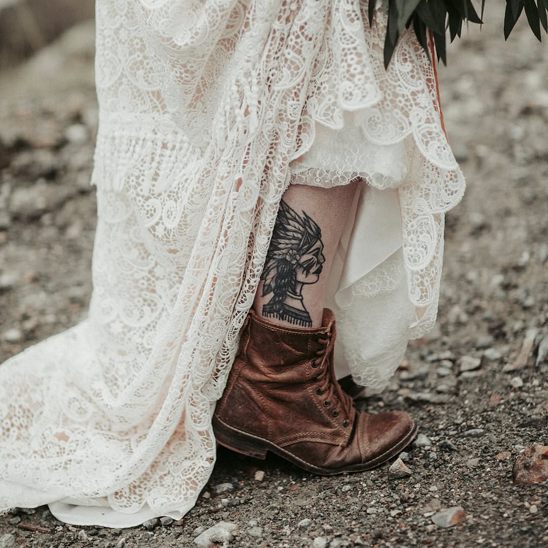 boho wedding boots